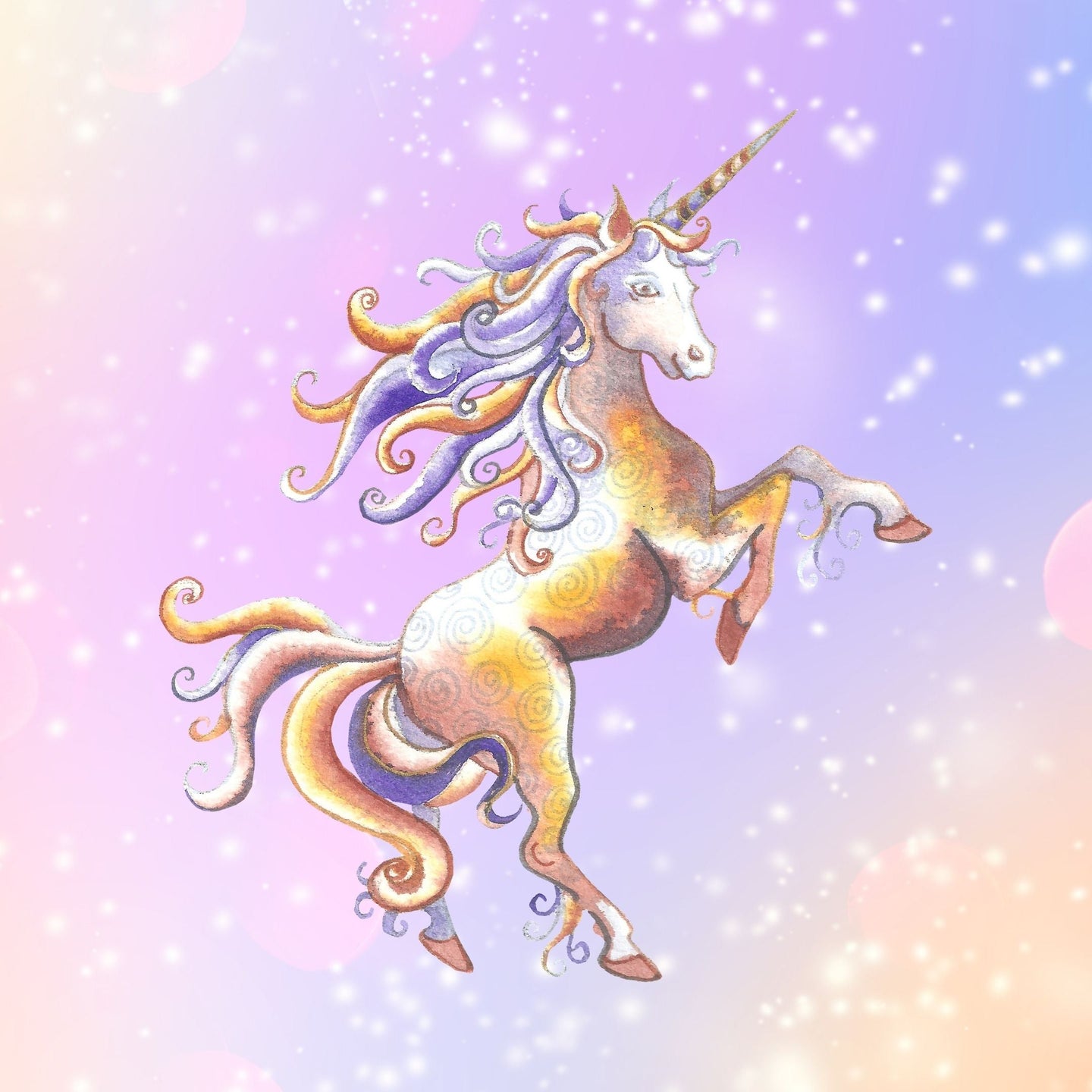 UNICORN SPARKLE - Snap Bar Clam
